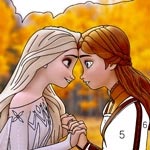 Color By Number With Frozen II