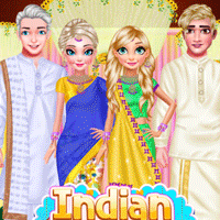 Indian couple wedding