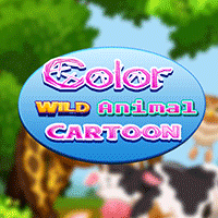 Color Wild Animal Cartoon