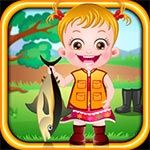 Baby Hazel Fishing Time