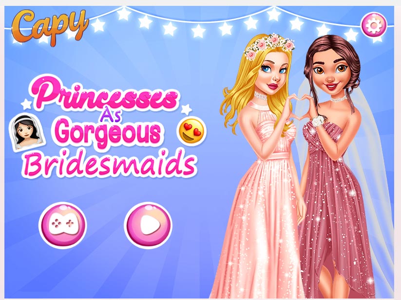 Princesses As Gorgeous Bridesmaids