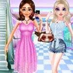 Disney Princesses Shopping For Summer