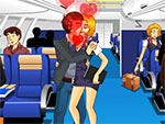 Air hostess Kissing