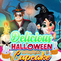 Delicious Halloween Cupcake game